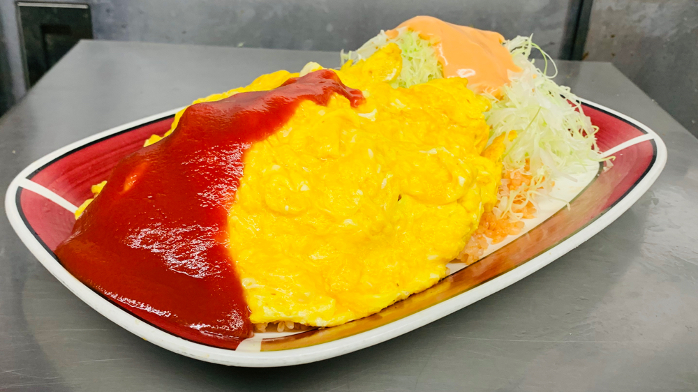 レストランばーくのオムライス
